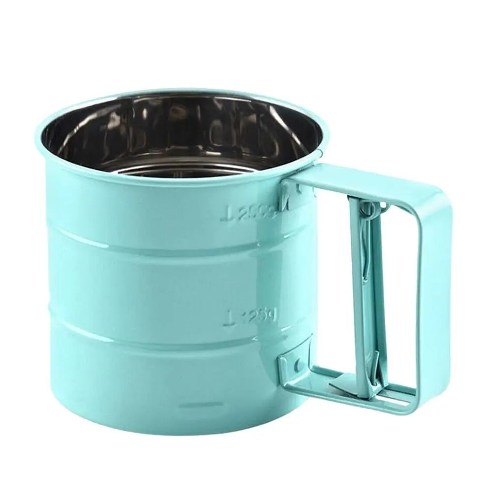 Stainless Steel Flour Sieve with Cup