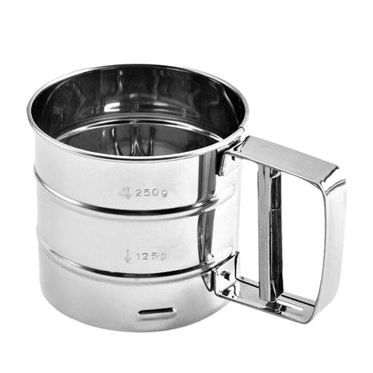 Stainless Steel Flour Sieve with Cup