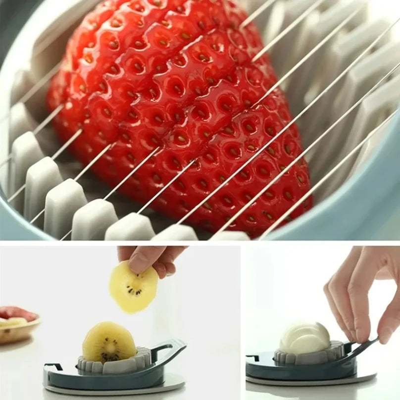 Multipurpose Stainless Steel Wire Egg and Fruit Slicer