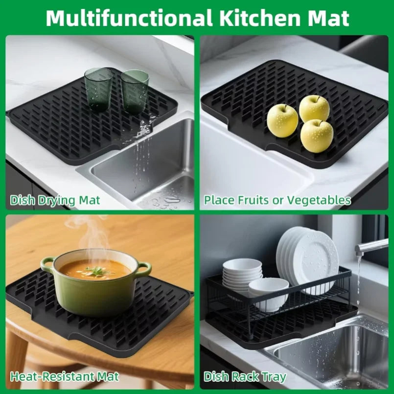 Silicone Kitchen Drain Mat