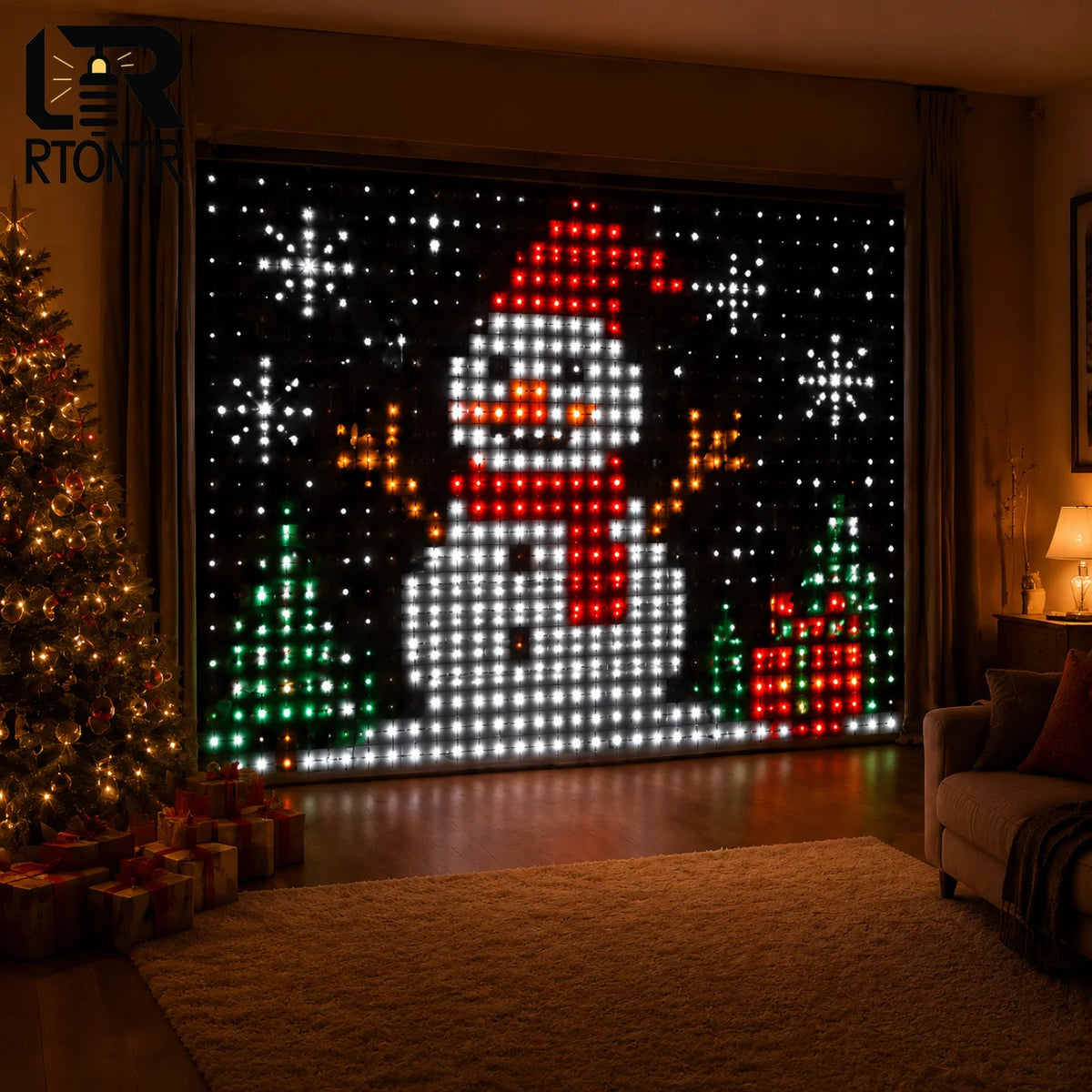 Smart LED Curtain String Lights  for Christmas