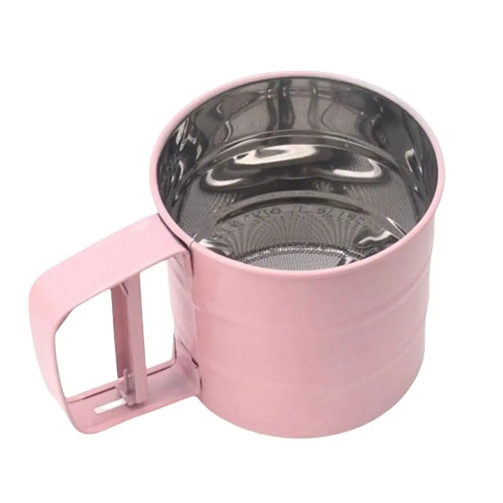 Stainless Steel Flour Sieve with Cup