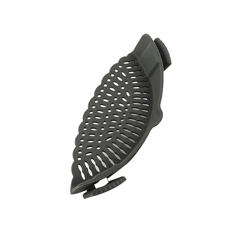 Universal Silicone Clip on Pan Pot Strainer