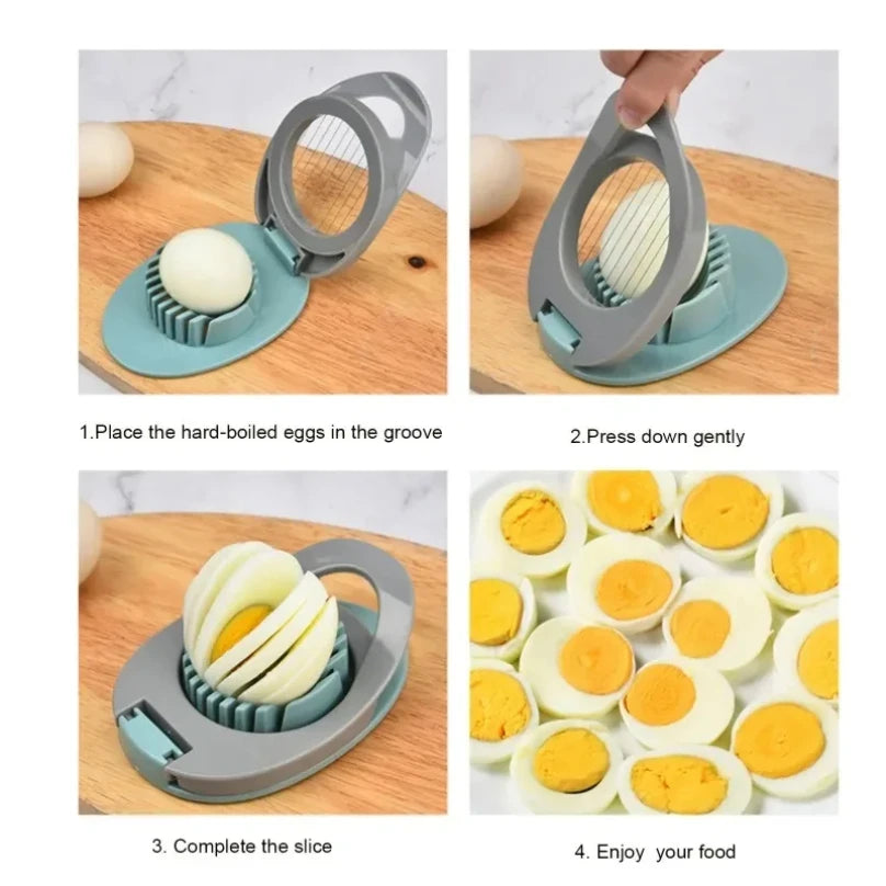 Multipurpose Stainless Steel Wire Egg and Fruit Slicer