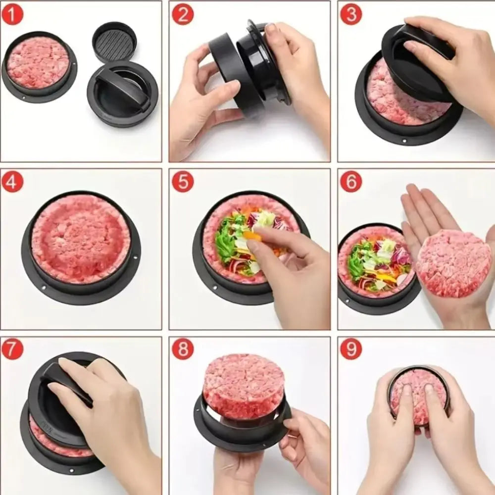 Meat Press Hamburger Machine