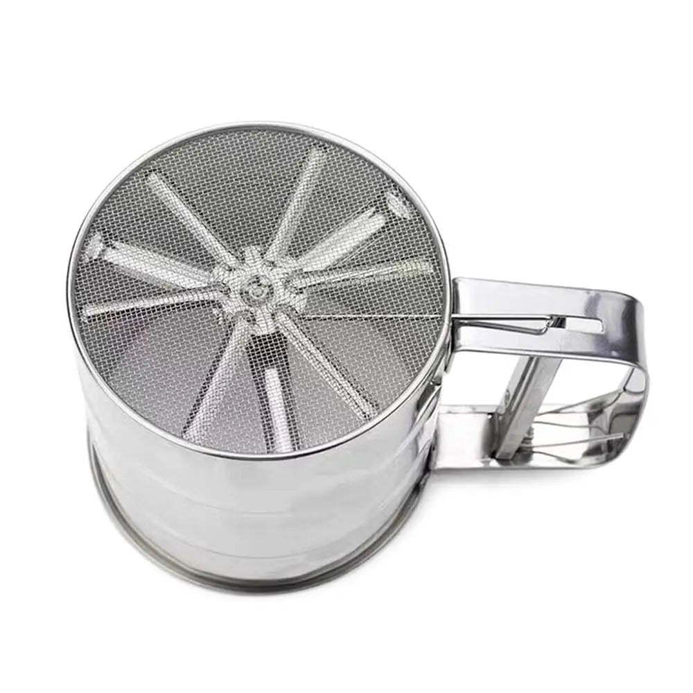 Stainless Steel Flour Sieve with Cup