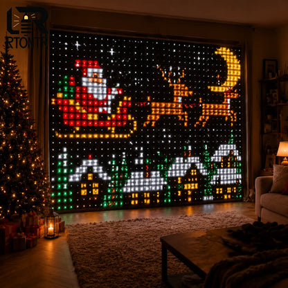 Smart LED Curtain String Lights  for Christmas
