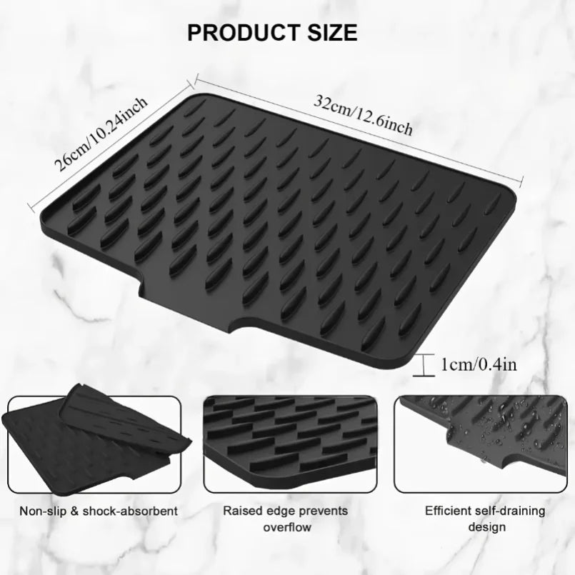 Silicone Kitchen Drain Mat